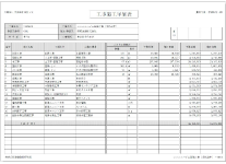 工事施工単価表